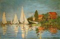 Regata en Argenteuil Claude Monet